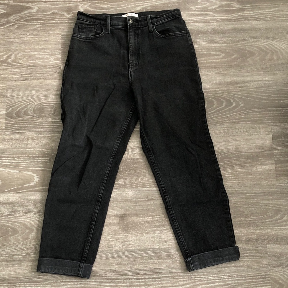 Vibrant Black Boyfriend Jeans size 8/10